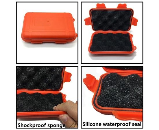 Минимальный набор выживания в лесу из 8 предметов в герметичном кейсе FervorFOX AK-8, коричневый, фото 3