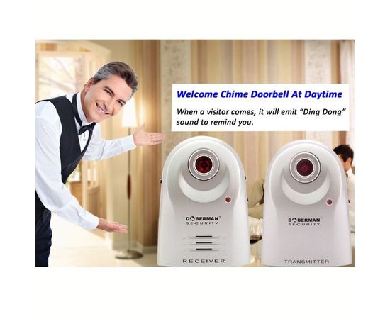 ИК барьер с инфракрасным лучом до 20 метров и сиреной Doberman Security SE-0161, фото 3