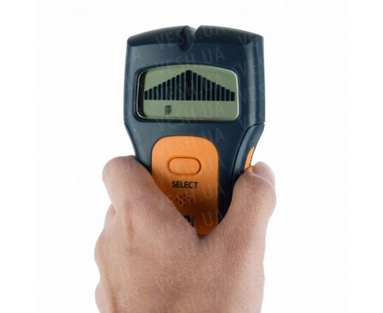 Индикатор скрытой проводки и металла с LCD экраном Stud Finder C1390, фото 2