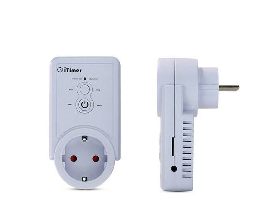 GSM розетка с датчиком температуры c дистанционным управлением через СМС iTimer, фото 5