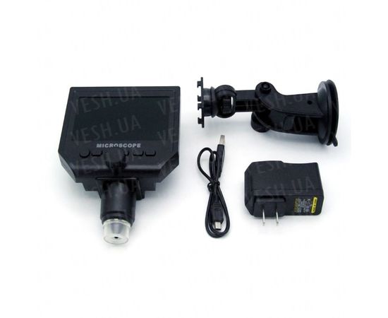 Микроскоп для пайки с 4.3&quot; LCD экраном GAOSUO P-600 c увеличением 600 X, фото 5