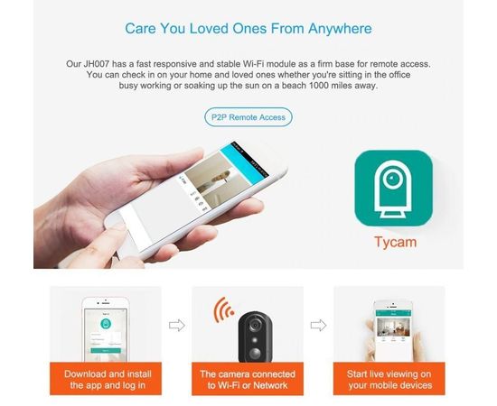 Мини 3G/4G + WIFI камера видеонаблюдения с СИМ картой Jimi JH007 для Iphone & Android смартфонов, фото 2 Мини 3G/4G + WIFI камера видеонаблюдения с СИМ картой Jimi JH007 для Iphone & Android смартфонов, фото 2