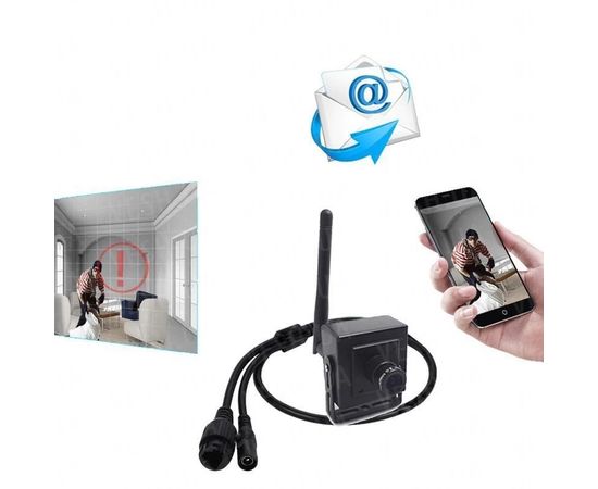 Мини камера wifi IP для Android &amp; Iphone смартфонов Heanworld HA-101W, Onvif, 2 Мп, P2P, FullHD 1080P, фото 4