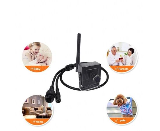 Мини камера wifi IP для Android &amp; Iphone смартфонов Heanworld HA-101W, Onvif, 2 Мп, P2P, FullHD 1080P, фото 5