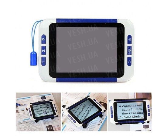 Портативная электронная цифровая лупа 2X-32X с 3,5&quot; экраном Eyoyo C0141, фото 2