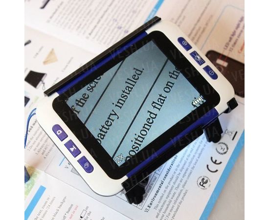 Портативная электронная цифровая лупа 2X-32X с 3,5&quot; экраном Eyoyo C0141, фото 5