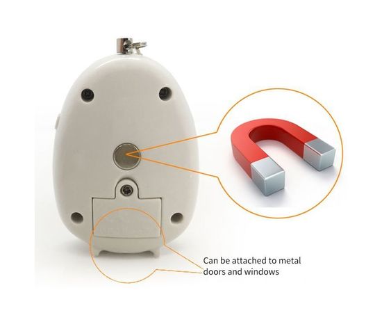 Портативная звуковая сигнализация с датчиком движения со встроенной сиреной 120 дБ Doberman Security SE-0702, фото 3