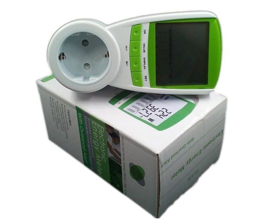 Портативный розеточный счетчик электроэнергии энергометр ваттметр бытовой TS-838, фото 6