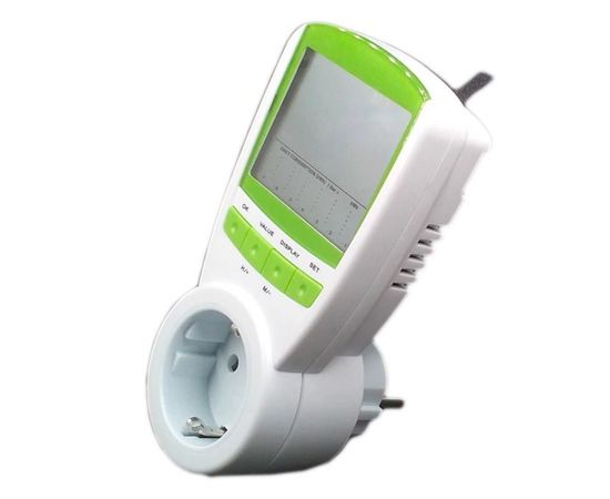 Портативный розеточный счетчик электроэнергии энергометр ваттметр бытовой TS-838, фото 4