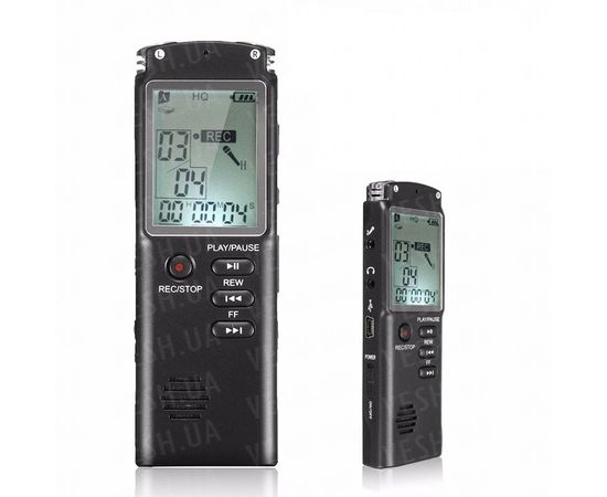 Портативный цифровой диктофон DOITOP T-60, VAS 8 Гб MP3 стерео аккумуляторный, фото 4