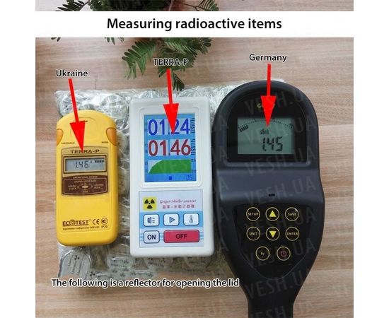 Радиационный дозиметр - радиометр профессиональный Kailishen GB188, счетчик гейгера, фото 5