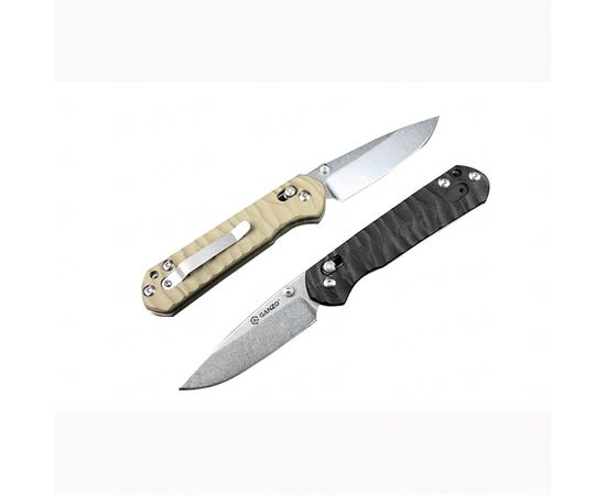 Складной нож Ganzo G717, желтый : -Ножи Ganzo, фото 6