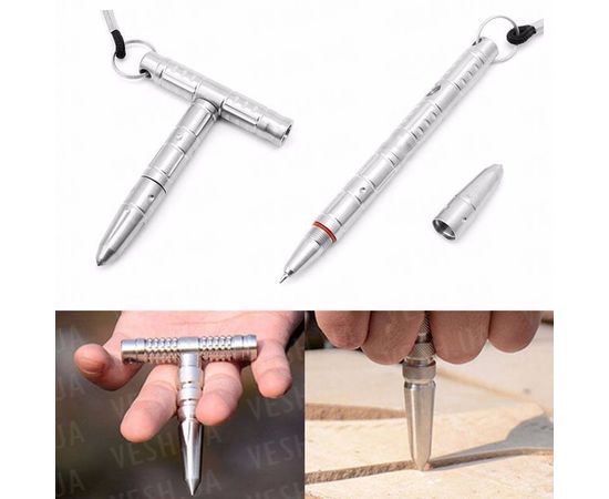 Тактическая ручка - трансформер многофункциональная Bellyde TP-2, фото 2