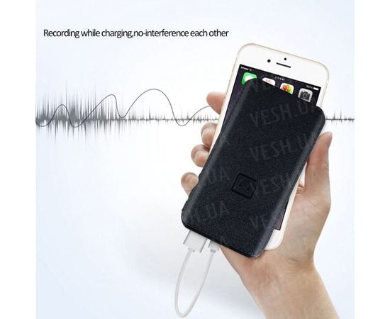 Цифровой диктофон с большим временем работы Yescool E190, 500 часов VOX 32 Гб, фото 5