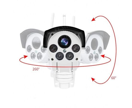 Уличная 4G 3G камера видеонаблюдения Unitoptek NC947G-EU, поворотная PTZ, 2 Мп, FullHD 1080P, фото 6 Уличная 4G 3G камера видеонаблюдения Unitoptek NC947G-EU, поворотная PTZ, 2 Мп, FullHD 1080P, фото 6