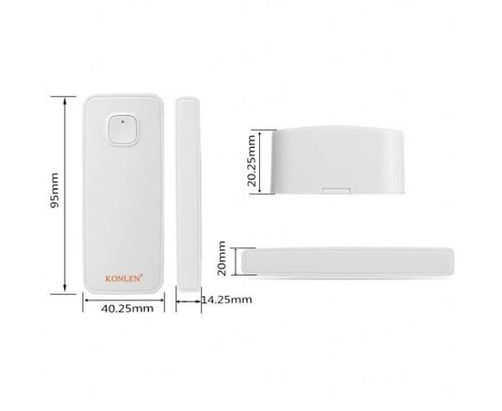 Умный wifi датчик открытия двери или окон Konlen KL-WD001, Iphone &amp; Android App, фото 2