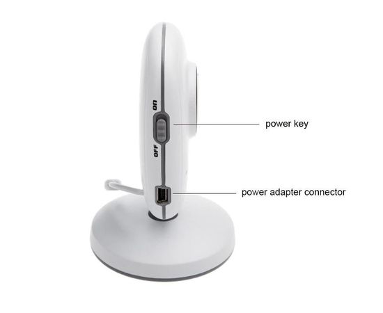Видеоняня с обратной связью беспроводная Baby Monitor VB603, HD720P, 3.2" дисплей, датчик температуры, фото 5 Видеоняня с обратной связью беспроводная Baby Monitor VB603, HD720P, 3.2" дисплей, датчик температуры, фото 5