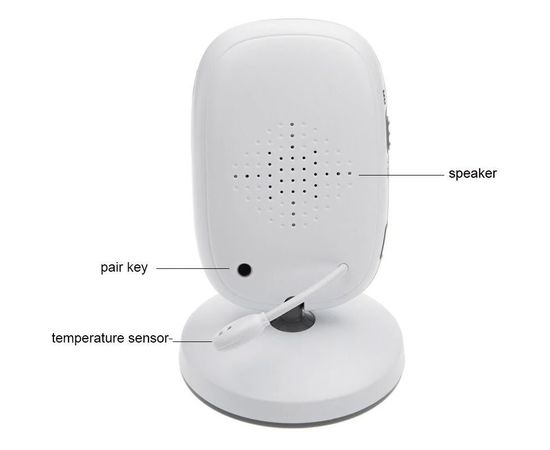 Видеоняня с обратной связью беспроводная Baby Monitor VB603, HD720P, 3.2" дисплей, датчик температуры, фото 6 Видеоняня с обратной связью беспроводная Baby Monitor VB603, HD720P, 3.2" дисплей, датчик температуры, фото 6