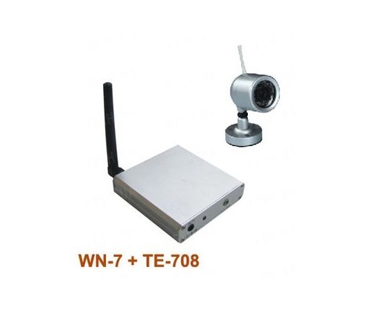 Комплект из беспроводной аналоговой уличной камеры WN-7 на 2.4 Ghz + приёмник видеосигнала (на выбор), дальностью до 250 метров (модель WN-7 kit), фото 6