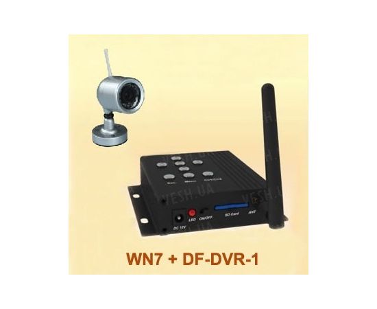 Комплект из беспроводной аналоговой уличной камеры WN-7 на 2.4 Ghz + приёмник видеосигнала (на выбор), дальностью до 250 метров (модель WN-7 kit), фото 2