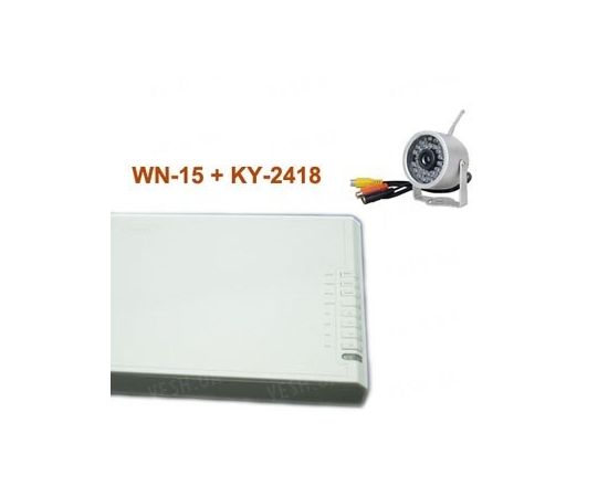 Комплект из беспроводной аналоговой уличной камеры WN-15 на 2.4 Ghz + приёмник видеосигнала (на выбор), дальностью до 700 метров (модель WN-15 kit), фото 3