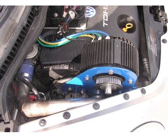 Электромотор BLDC HPM 5000B водяное охлаждение GoldenMotor, фото 7 Электромотор BLDC HPM 5000B водяное охлаждение GoldenMotor, фото 7