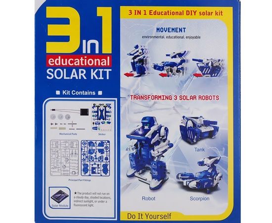 Интересный трансформер (скорпион, танк и робот) 3 в 1, работающий на экологическом топливе – солнечном свете,подарок, подарки, фото 6 Интересный трансформер (скорпион, танк и робот) 3 в 1, работающий на экологическом топливе – солнечном свете,подарок, подарки, фото 6