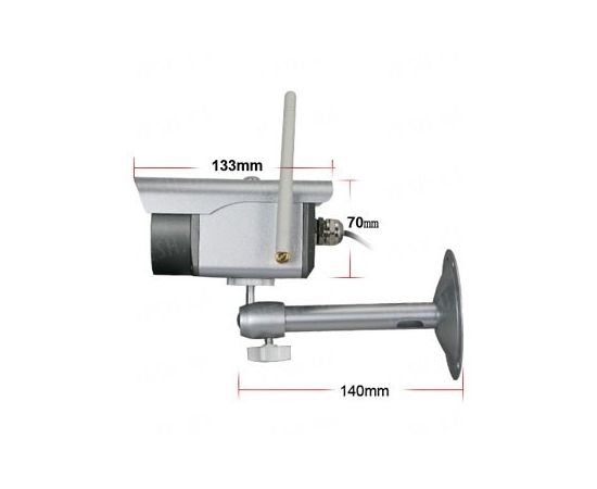 Охранная влагозащищённая 3G  видео камера, позволяющая просматривать живое потоковое видео с вашего 3G телефона (модель 3GX2), фото 4