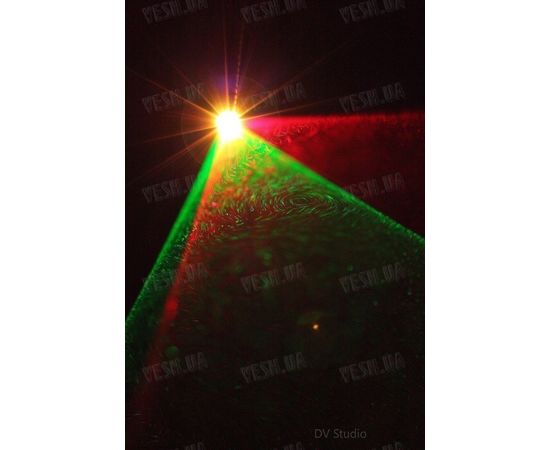 Лазерный проектор &quot;Диско&quot; 100мВт Красный + 50мВт Зеленый лазер, фото 2