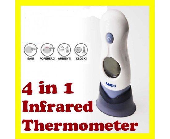 Термометр для детей, измерения температуры в ухе и лобика, фото 2