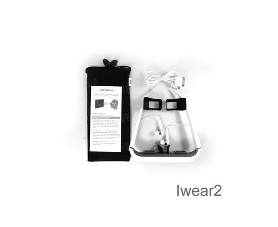 Портативные 3D видео очки нового поколения с эффектом 84 дюймового экрана (модель Iwear VGA), фото 2