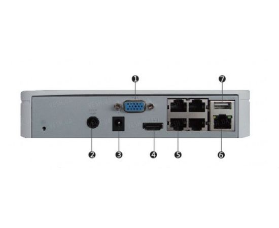 4-канальный сетевой видеорегистратор DAHUA DH-NVR2104-P DVR NVR 4CH 4 POE H.264 1 +4 network port 1 VGA 1 HDMI 2 USB2.0, фото 2 4-канальный сетевой видеорегистратор DAHUA DH-NVR2104-P DVR NVR 4CH 4 POE H.264 1 +4 network port 1 VGA 1 HDMI 2 USB2.0, фото 2