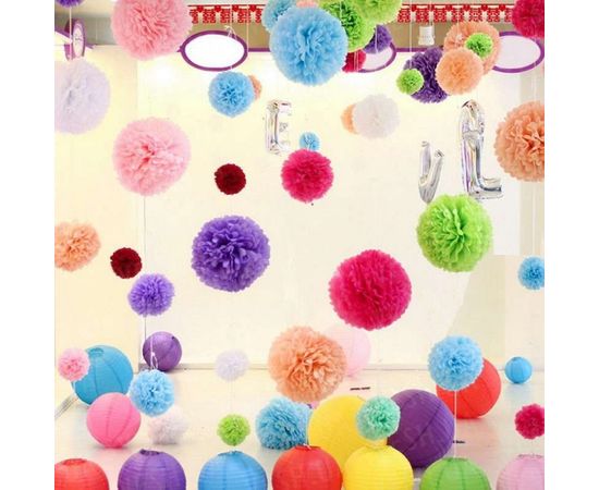 Товар распродан - Декор бумажные Помпоны 25 см салатовый 0013 - Аксессуары для праздника, фото 5 Товар распродан - Декор бумажные Помпоны 25 см салатовый 0013 - Аксессуары для праздника, фото 5