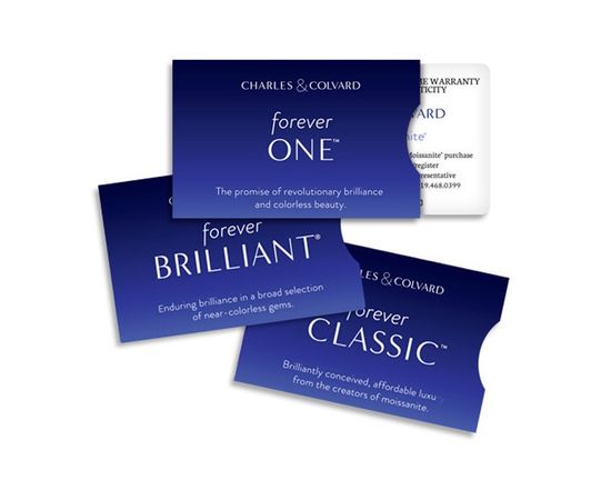 Муассанит Charles &amp; Colvard FOREVER ONE овал огранка, фото 2