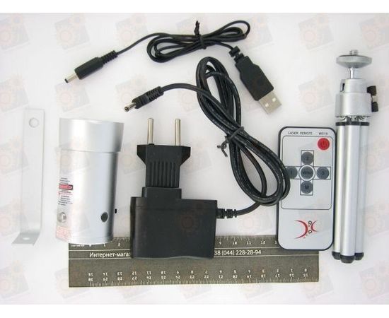 Компактный лазерный проектор 50мВт Красный + 50мВт Зеленый лазер, фото 4