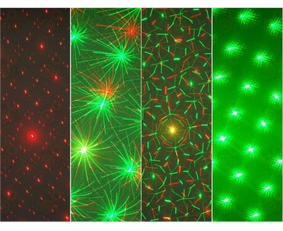 Компактный лазерный проектор 50мВт Красный + 50мВт Зеленый лазер, фото 2