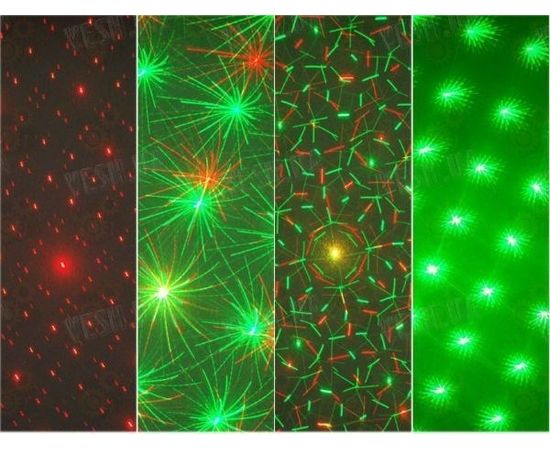 Компактный лазерный проектор 100мВт Красный + 50мВт Зеленый лазер, фото 2