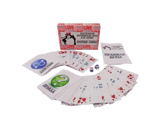 Товар распродан - Настольная эротическая игра для Двоих Амурные Тайны - Эротические подарки, фото 2