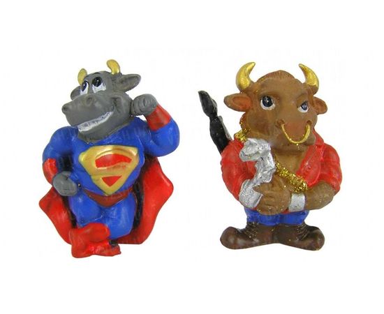 Товар распродан - УЦЕНКА Бычок персонаж мини фигурка - Детские Игровые фигурки, фото 2