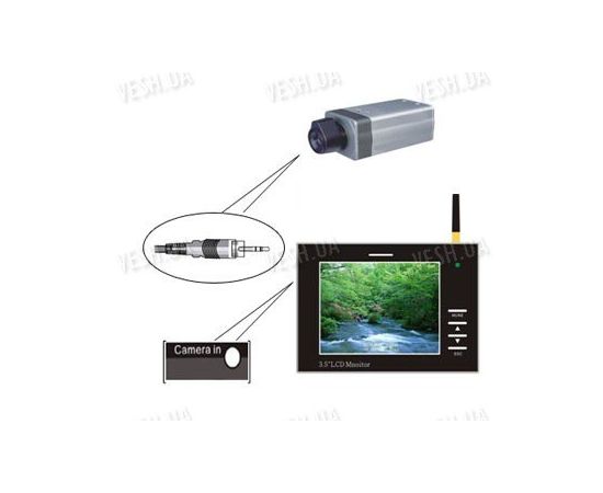 Автономный портативный беспроводный 2.4 Ghz тестер для настройки CCTV камер с 3.5 дюймовым дисплеем и возможностью питания камер (модель CT-20), фото 3 Автономный портативный беспроводный 2.4 Ghz тестер для настройки CCTV камер с 3.5 дюймовым дисплеем и возможностью питания камер (модель CT-20), фото 3