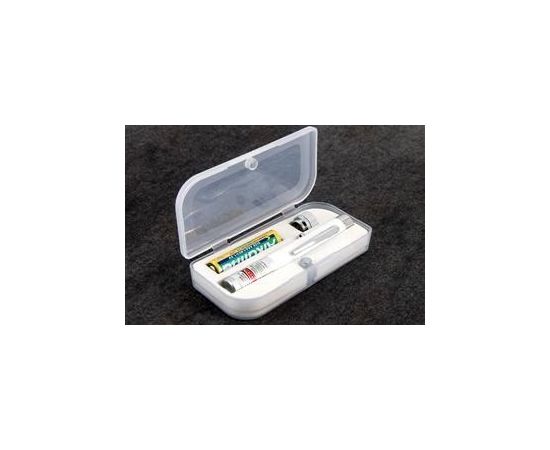 Зеленый лазер указка 10мВт &quot;Компакт&quot; + насадка звездное небо, фото 2