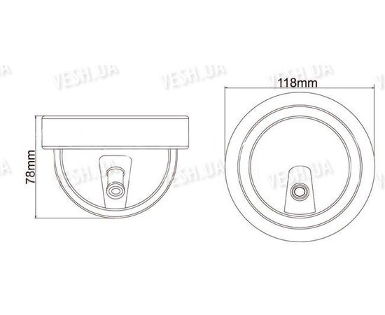 Внутрення купольная  CCTV цветная охранная камера видеонаблюдения LG 1/3, 420TVL, 0,1 LUX  (модель NCDS), фото 2