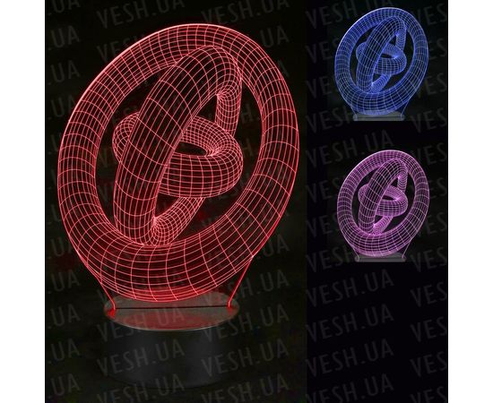 Товар распродан - 3D Светильник Тринити - Детские светильники, фото 1