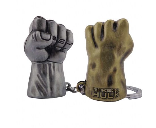 Товар распродан - Брелок металлический объемный Рука Халка - Брелки, фото 1
