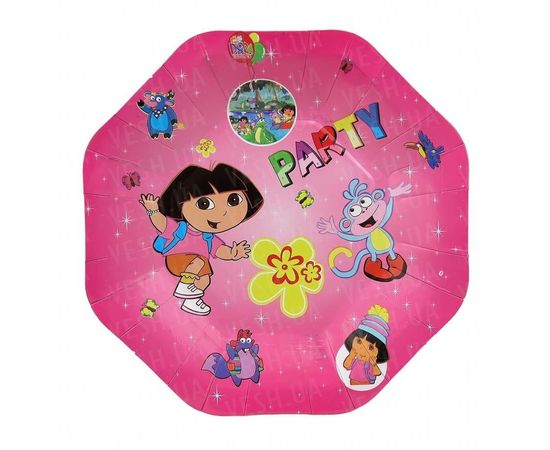 Товар распродан - Бумажные тарелки диам.18 см Даша уп. 10 шт - Одноразовая посуда, фото 1