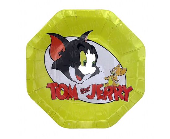Товар распродан - Бумажные тарелки диам.18 см Том и Джерри уп. 10 шт - Одноразовая посуда, фото 1 Товар распродан - Бумажные тарелки диам.18 см Том и Джерри уп. 10 шт - Одноразовая посуда, фото 1