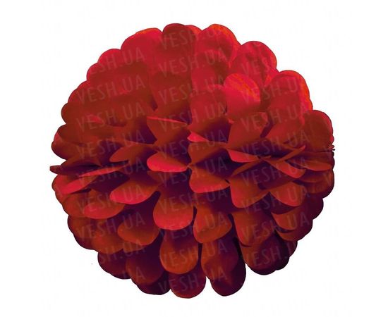 Товар распродан - Бумажный шар цветок 30 см красный 0007 - Аксессуары для праздника, фото 1 Товар распродан - Бумажный шар цветок 30 см красный 0007 - Аксессуары для праздника, фото 1