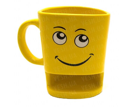 Товар распродан - Чашка с отделением для печенья смайл - Чашки, фото 1
