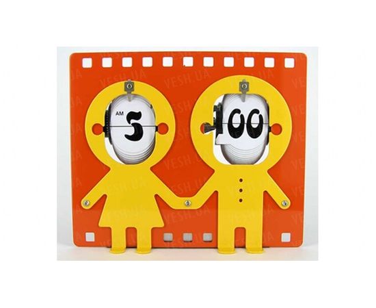 Товар распродан - Часы цифротека человечки - Настенные часы, фото 1