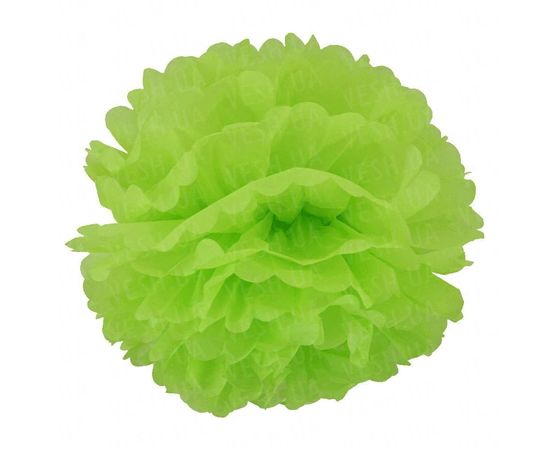 Товар распродан - Декор бумажные Помпоны 25 см салатовый 0013 - Аксессуары для праздника, фото 1 Товар распродан - Декор бумажные Помпоны 25 см салатовый 0013 - Аксессуары для праздника, фото 1